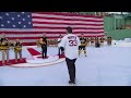 bobby orr shoots the first puck pitch to jason varitek at the winter classic