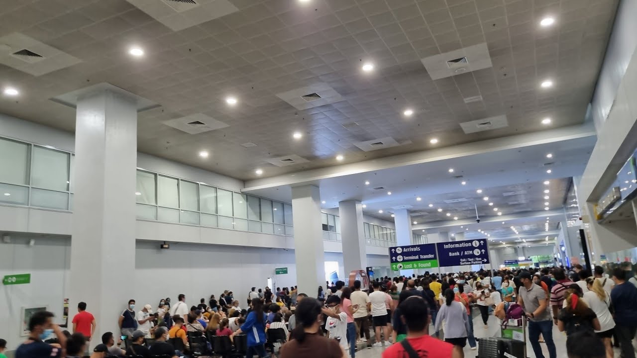 NAIA Terminal 3 Arrival Area - July 2022 - YouTube