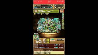 パズドラ ゼウス297降臨  ベジットパーティーで挑戦