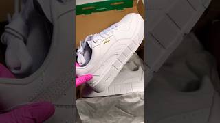 PUMA Cali Court Lth Wns White Woman Sneakers - UNBOXING / FIRST LOOK #puma #pumacali #sneakers