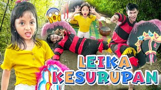 LEIKA AND TOMPEL GOT POSESSED BY DANCING GHOST  😱 FUNNY KIDS VIDEO