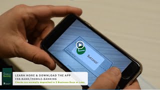 CSB Tech Talk - Deposit a Check Anytime and Anywhere with the CSB Simple Banking App