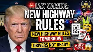 🚨 LAST WARNING: New USA Highway Rules Start TOMORROW — Drivers Risk Instant Fines