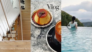 Healing at Resom Forest | Lunch at Bankim Craft |  Monoha Hannam | Golf season off | reading vlog