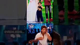 Allu Arjun VS Cute baby Vriddhi Vishal|Ramulo Ramula song💃🪄|RajeshUsharani