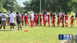 Kids honor NFL player Jacoby Jones with football game at Pontchartrain Park