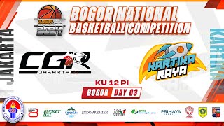 SERI 1 BOGOR - Day 3 [ Match 1 ] CGR JAKARTA VS KARTIKA RAYA ( KU 12 PI ) 🏅 BNBC 2024