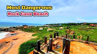 Most dangerous beach in Kanyakumari | Muttom Beach in India | Rock Cave Beach