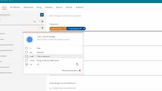 Embase PICO Search