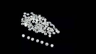 Diamonds Natural 105 pcs Round 1.80mm Brilliant Full Cut SI-I Clarity GHI Color Loose Diamonds