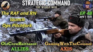 Strategic Command WaW-TRP Mod Ep 48 OldCrowBalthazor [Allies] vs GamingWithTheColonel [Axis]