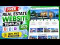 FREE Real Estate Website Template 2026 | Responsive HTML CSS Bootstrap Source Code