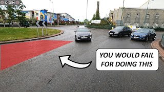 Staying in the Correct Lane on Roundabouts | 60 SECOND DRIVING TIP