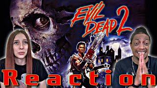 THE EVIL DEAD 2 | Movie Reaction | Her First Time Watching | Scary & Funny | Book of the dead ☠️ 😱