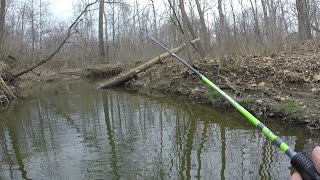 Early Spring CREEK Fishing/ Wading For Anything