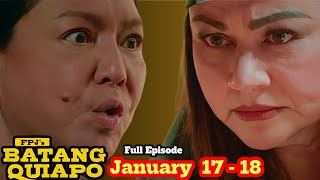 FPJ's Batang Quiapo January 17-18, Live Today | Batang Quiapo Full Episode #fpjsadvanceepisode