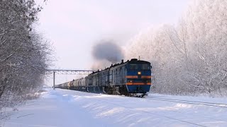 Двойная тяга. 2ТЭ10В-4038 - 2ТЭ10В-4805 / Double traction. 2TE10V-4038 - 2TE10V-4805