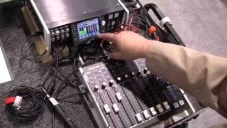 Tascam multi-track recorder and mixer - Fred Ginsburg audio engineer- NAMM'12