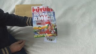 Unboxing of Amiga Future magazine Issue 116 in 3D