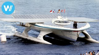 Chasing the Sun - First world tour on a giant boat powered by solar energy
