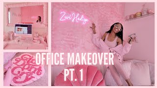 Pink Aesthetic Room Makeover | fur wall, maximalist, DIYs, Modern Retro