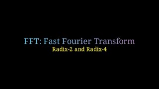 How the FFT Works (Radix-2 & Radix-4) — Step-by-Step Visualization #FFT #math #education #animation