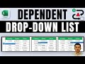 Create Multiple Dependent Drop-Down Lists in Excel (Country → State → City)