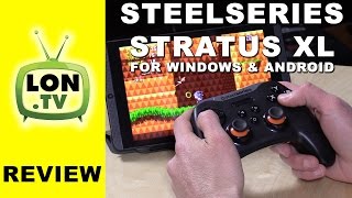 Steelseries Stratus XL for Windows and Android Bluetooth Game Controller Review - Supports Xinput