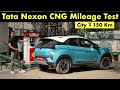 All New Nexon Cng 2024 City Mileage Test: Full Tank Test - Traffic में !! Results Are Shocking !!