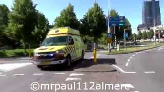 2x A1 Reserve Ambulance 25-121 Chevy Van: Meldingen in Almere