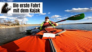 1. Fahrt mit dem Kajak Advanced Elements Convertible auf dem Großen Brombachsee | Ermittler.TV