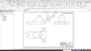 #Solid Edge # DRAFTING #AUXILIARY VIEW