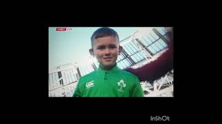 Ireland 🇮🇪 Vs Italy 🇮🇹 National Anthem so Emotional stevie Mulrooney sings Irelands call