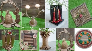 6  jute rope craft ideas with your hands||Art out of waste #artclubpk