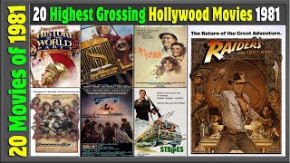 Top 20 Hollywood Movies Of 1981 | Hit or Flop | 1981 की बेहतरीन फिल्में | with Box Office Collection