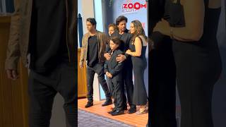 "Where is Suhana", asks Shah Rukh Khan to Gauri as they pose together at Archies screening #shorts