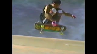 Tony Alva, Ron Emory,  Don Hamilton backyard  Pool  Session 1989.