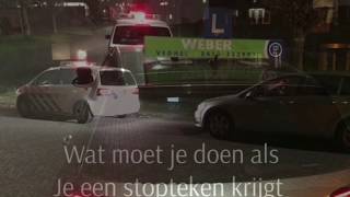 Stop - Politie - Volgen