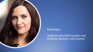 PowerApps JSON Function & AI Builder