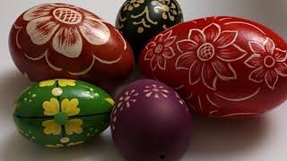 How to make a traditional wax painted Easter egg 