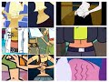 Favorite Cartoon female's stomachs growling scenes part 1