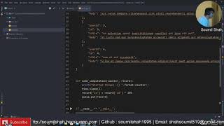 Processing Json documents in parallel using threadding python