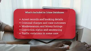 Where To Find Crime Database