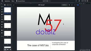 How to solve the M57Biz Forensics Case
