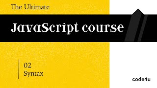 Javascript Syntax | Javascript course in Hindi lecture 2 #2