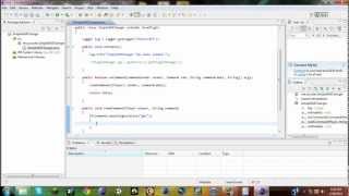 Bukkit Plugin Tutorial | Commands - Part 1: Setting up the commands