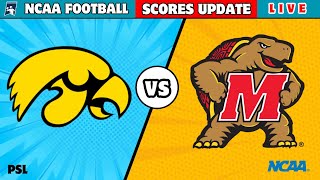 Maryland Terrapins vs Iowa Hawkeyes | NCAA College Football 2024 | NCAAF Live Score Update today