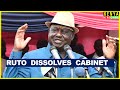 Raila speech today after Ruto Dissolved Cabinet & Fired CSs