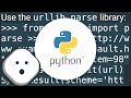 URL query parameters to dict python