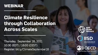 Webinar: Climate Resilience through Collaboration Across Scales